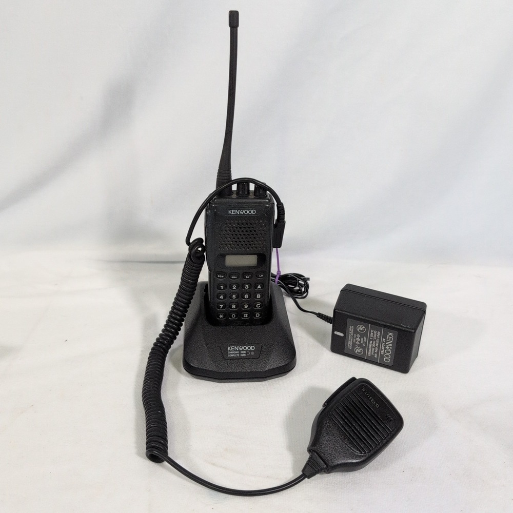 UNTESTED KENWOOD TK-370 UHF 450-470MHZ 4W ANALOG FM HANDHELD TWO WAY RADIO